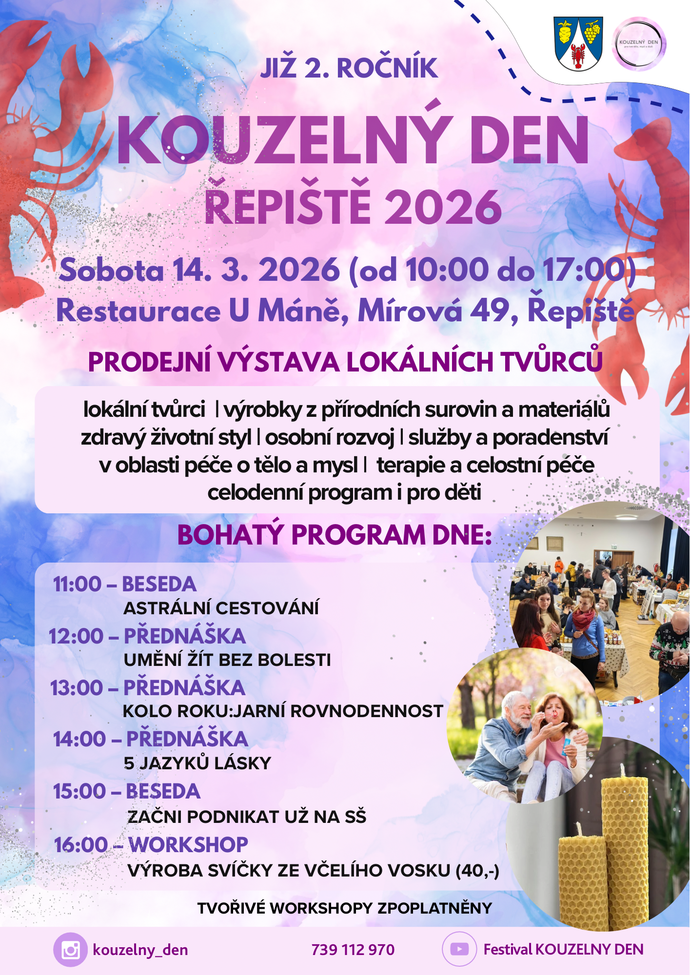 Náhledový obrázek článku: ✨ Kouzelný den Řepiště 2026 ✨14.3.2026