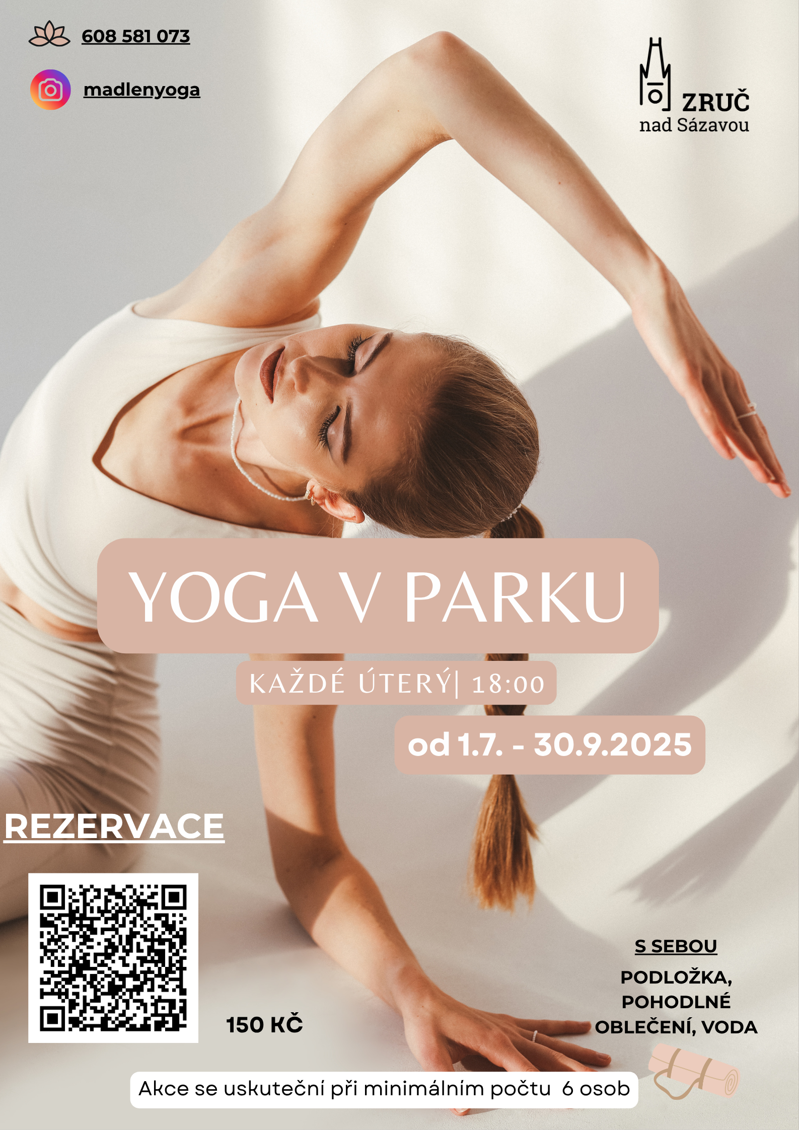 Yoga v parku - každé úterý