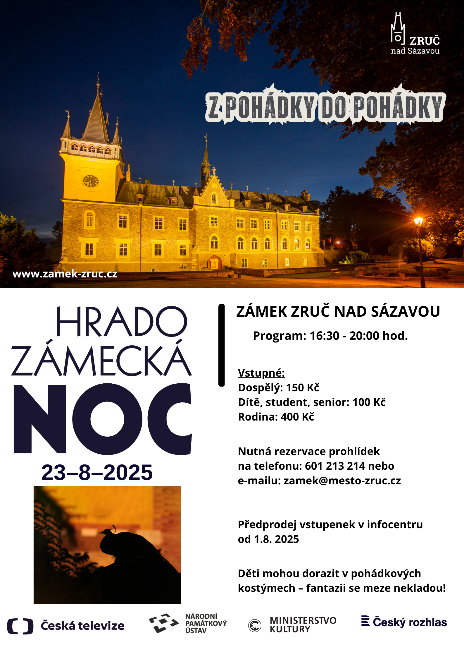 Hradozámecká noc - Z pohádky do pohádky