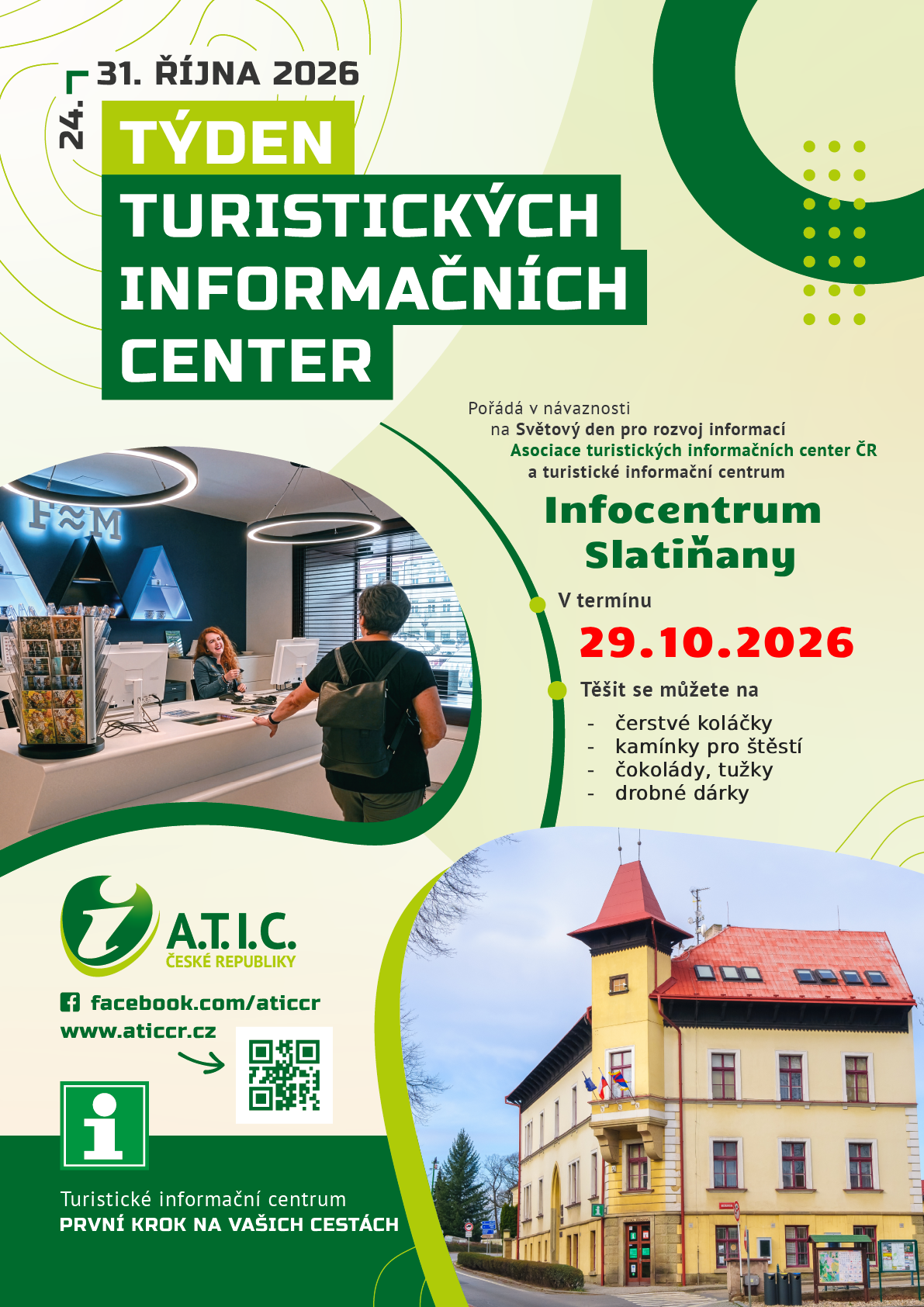 Grafický poutač k Týdnu turistických informačních center