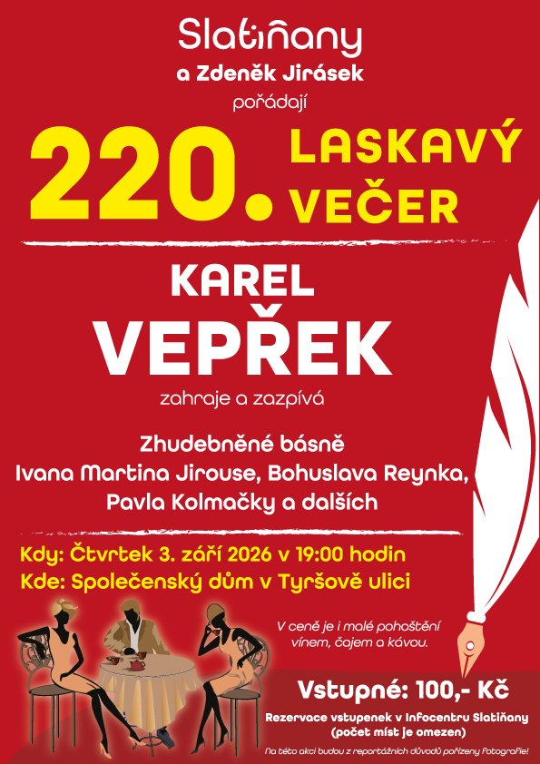 Plakát - 220. Laskavý večer s Karlem Vepřkem
