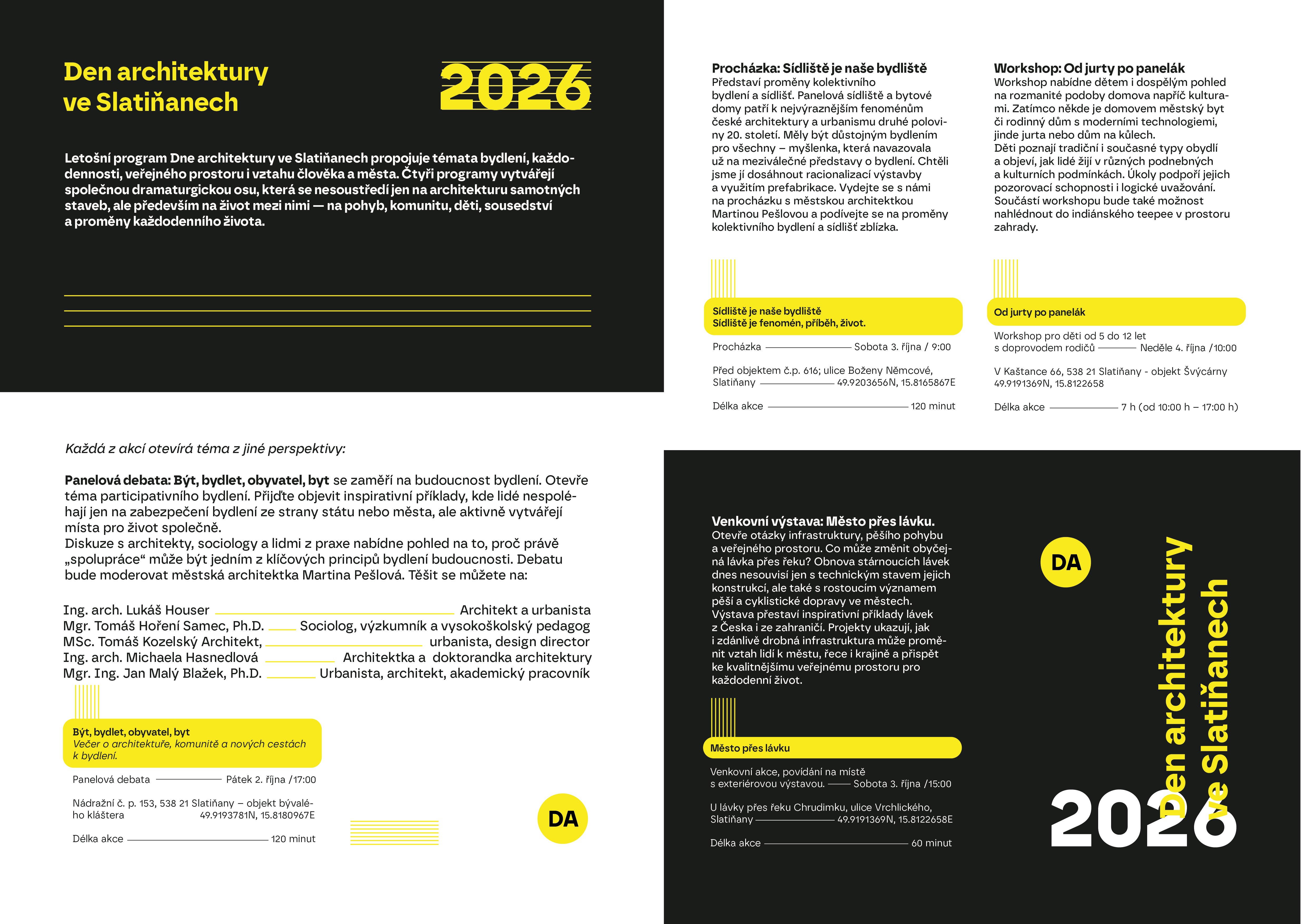 Den architektury – program