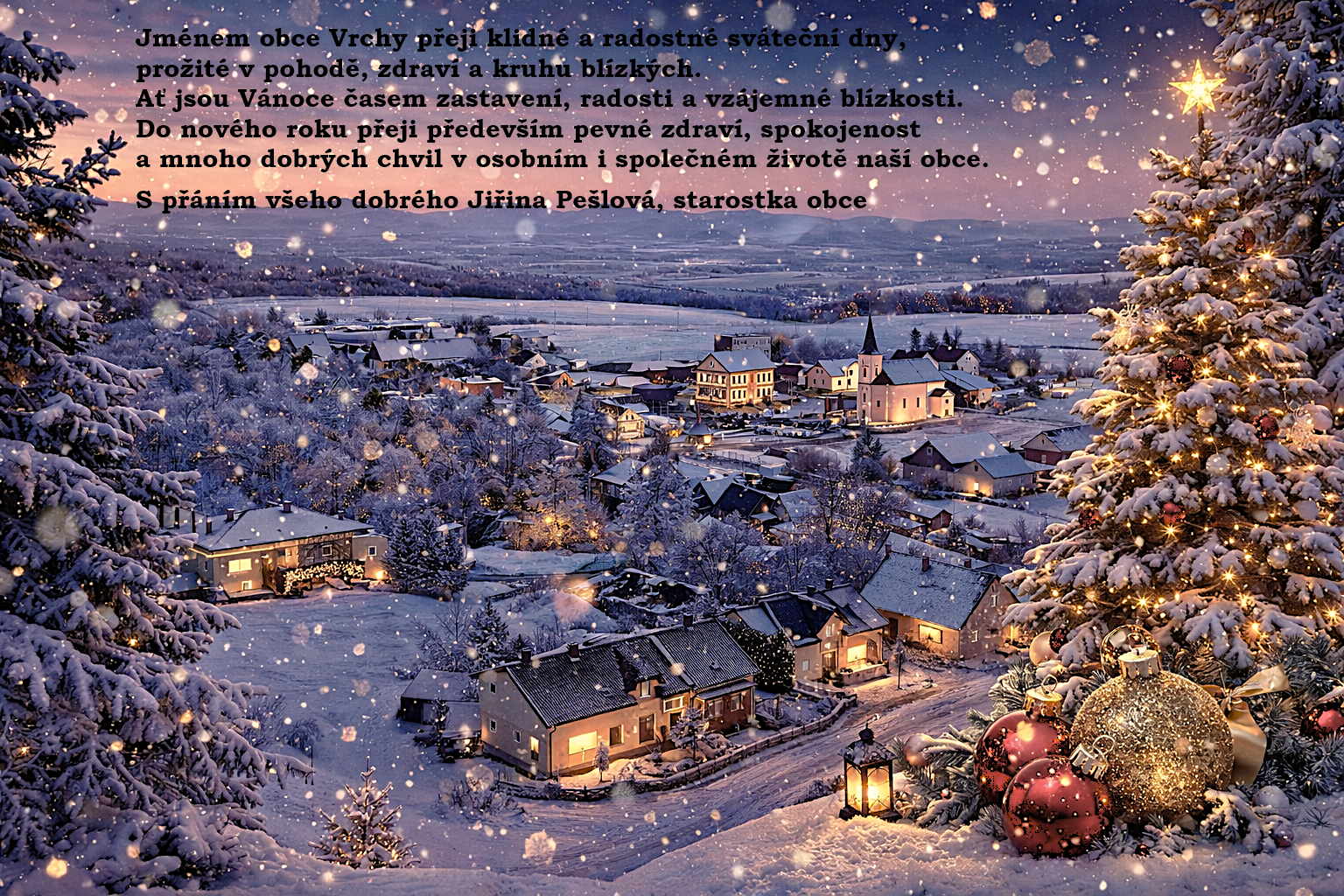 Náhledový obrázek článku: Vánoční přání