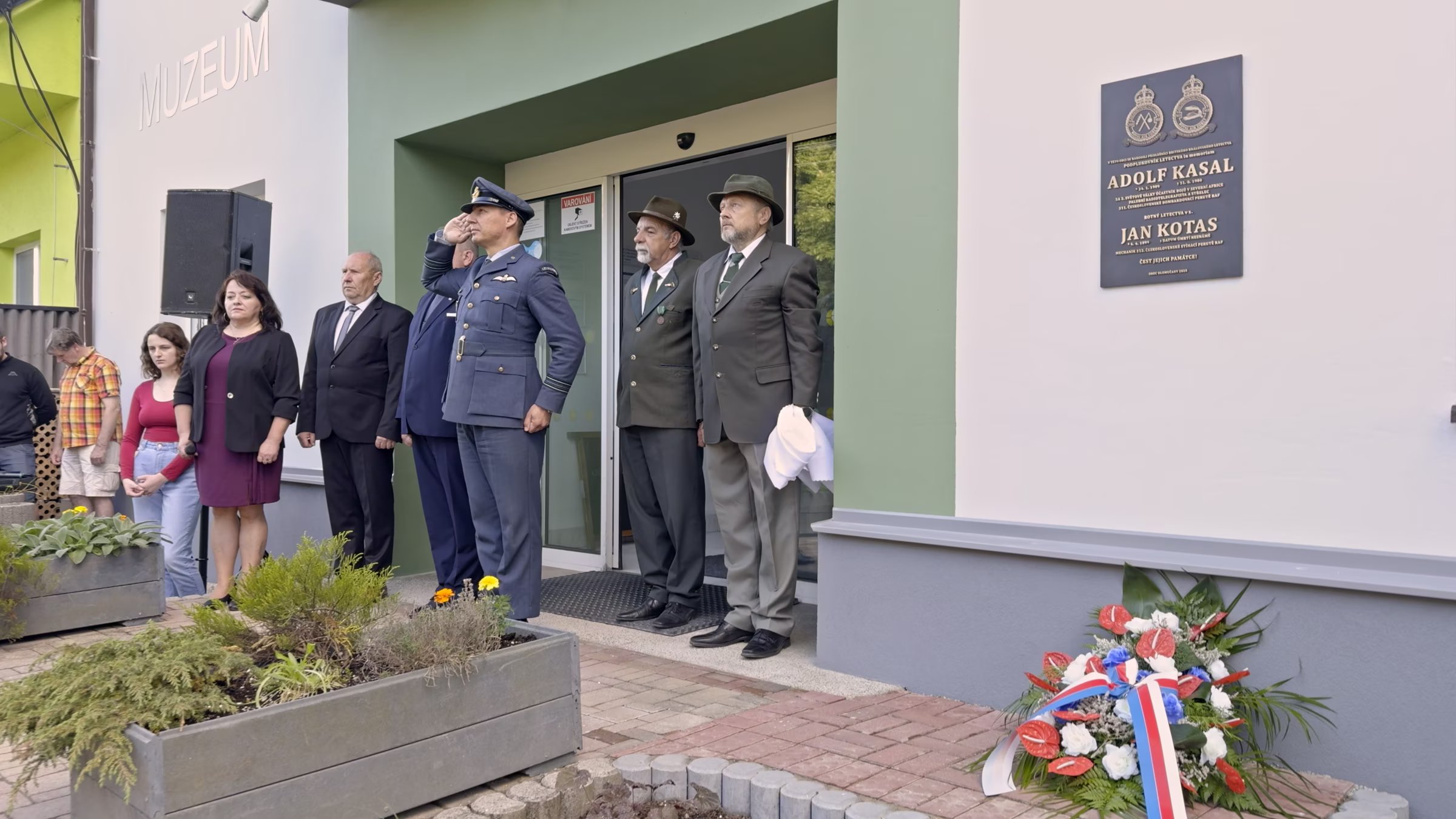 📽️Video: Slavnostní odhalení pamětní desky rodáků – příslušníků RAF