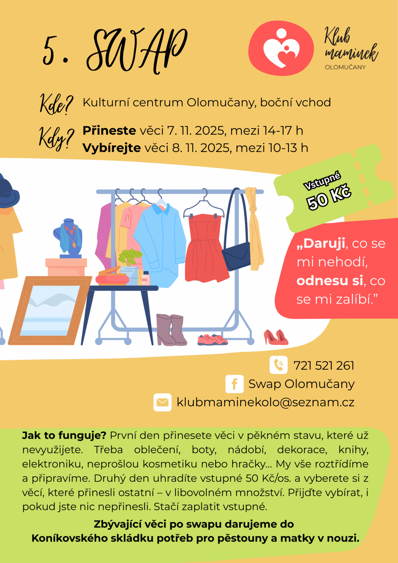 Swap - tento pátek a sobota