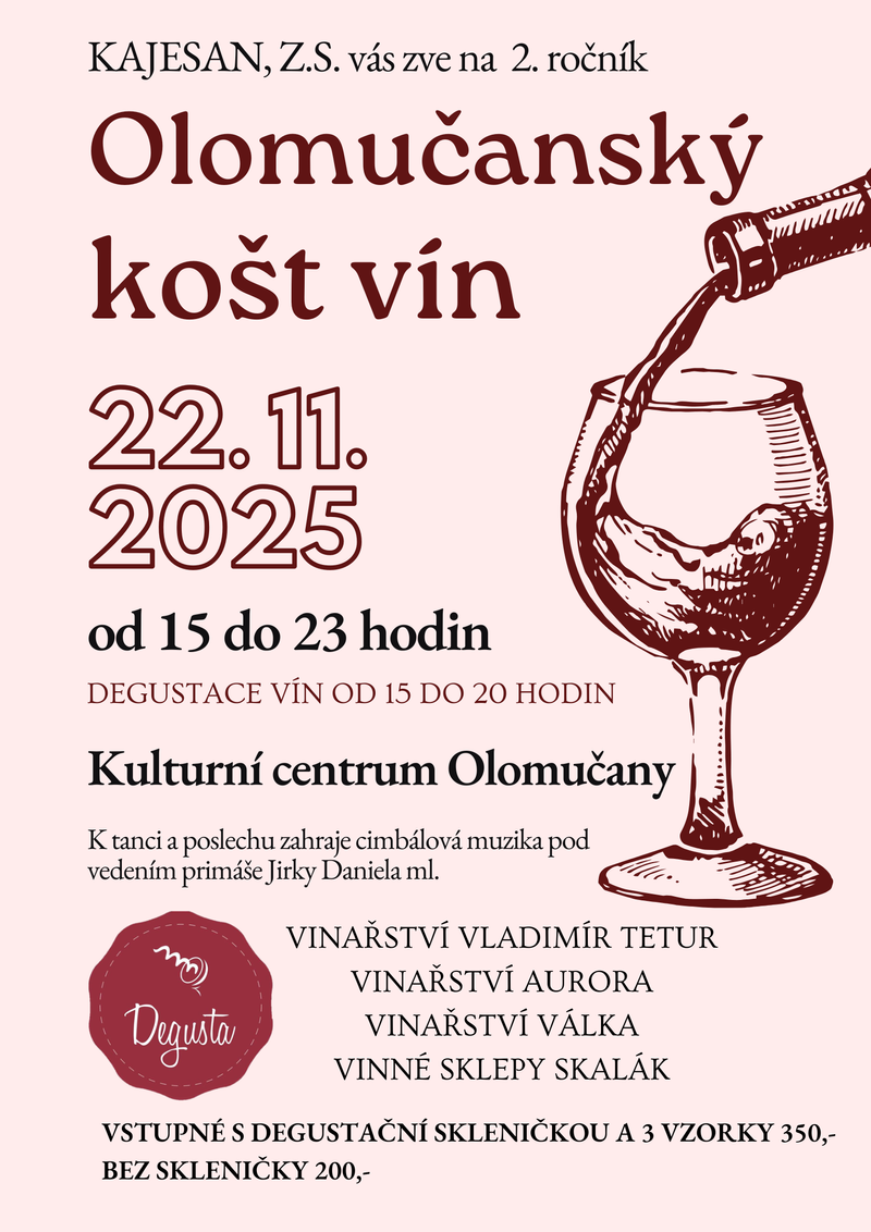 Olomučanský košt vín 22.11.2025