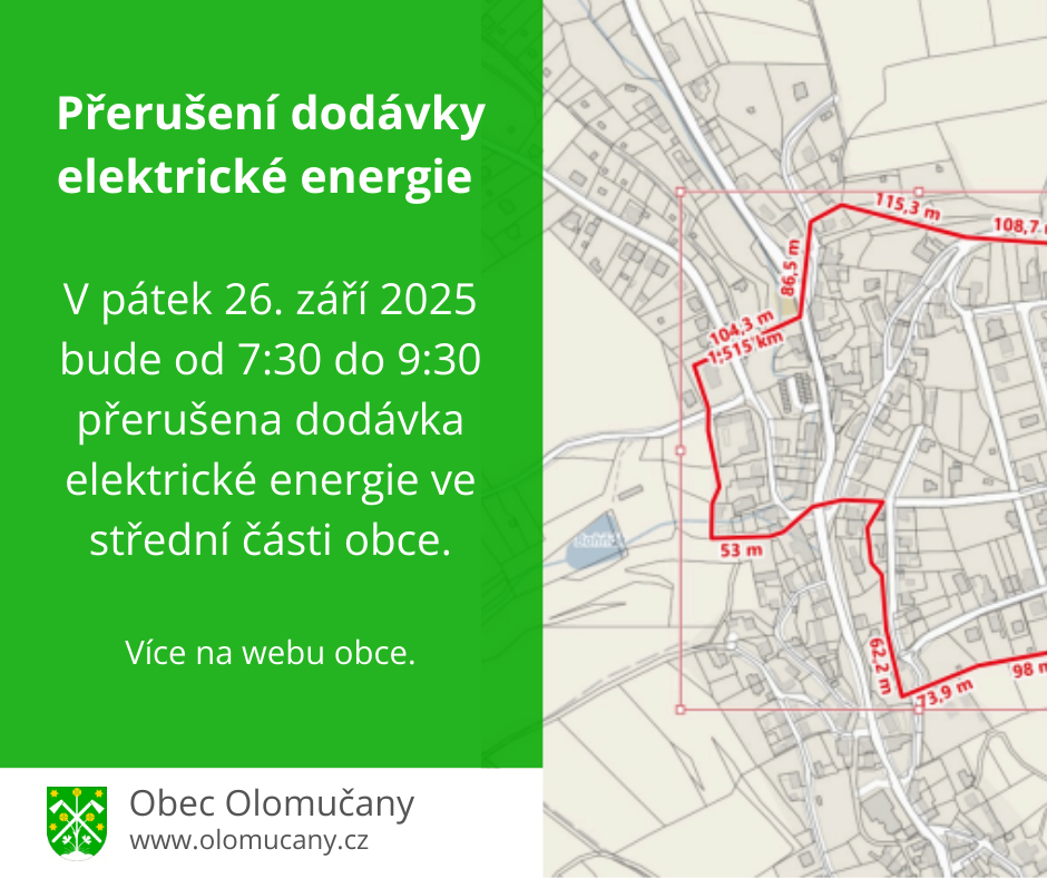 Přerušení dodávky elektrické energie ⚡