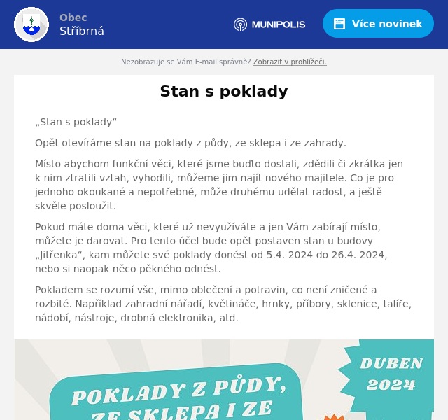Náhledový obrázek článku: Stan s poklady