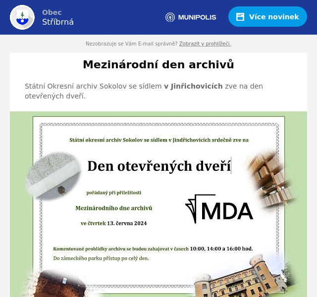 Náhledový obrázek článku: Mezinárodní den archivů