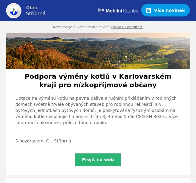 Náhledový obrázek článku: Podpora výměny kotlů v Karlovarském kraji pro nízkopříjmové občany