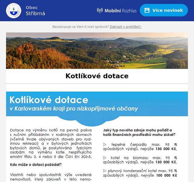 Náhledový obrázek článku: Kotlíkové dotace