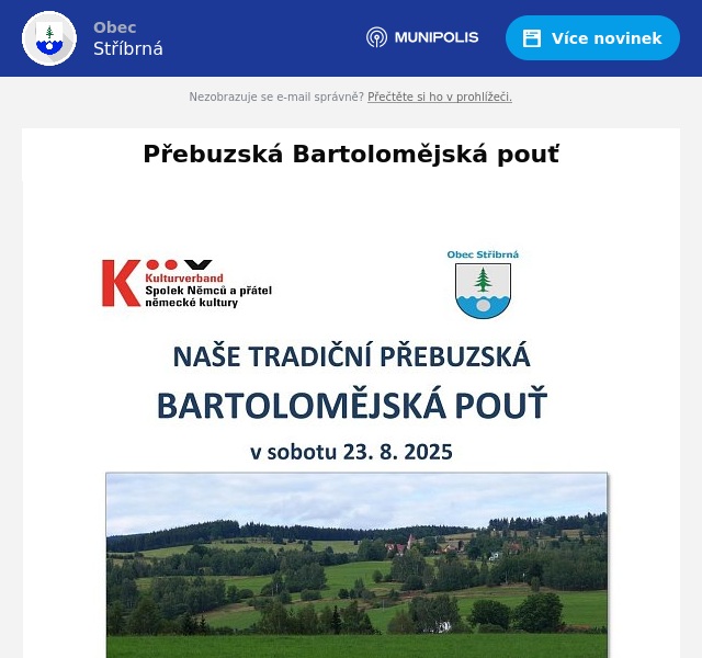 Náhledový obrázek článku: Přebuzská Bartolomějská pouť