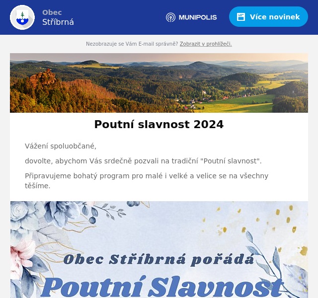 Náhledový obrázek článku: Poutní slavnost 2024