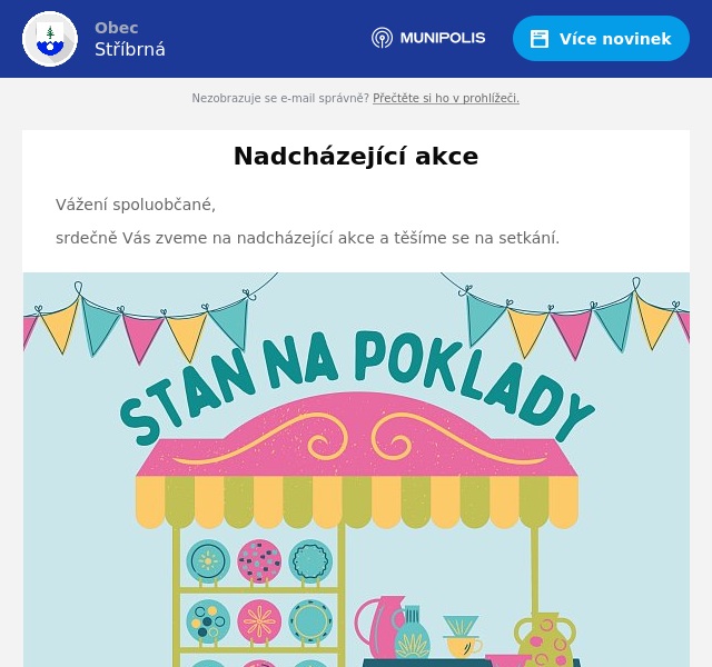 Náhledový obrázek článku: Nadcházející akce