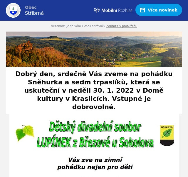 Náhledový obrázek článku: Divadlo - Sněhurka a 7 trpaslíků