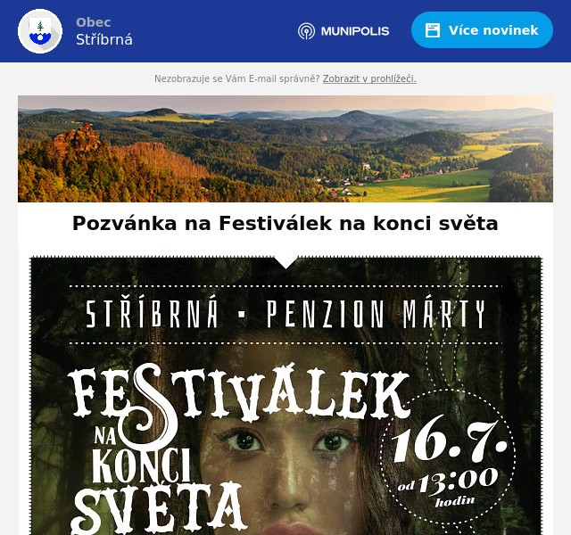 Náhledový obrázek článku: Festiválek na konci světa