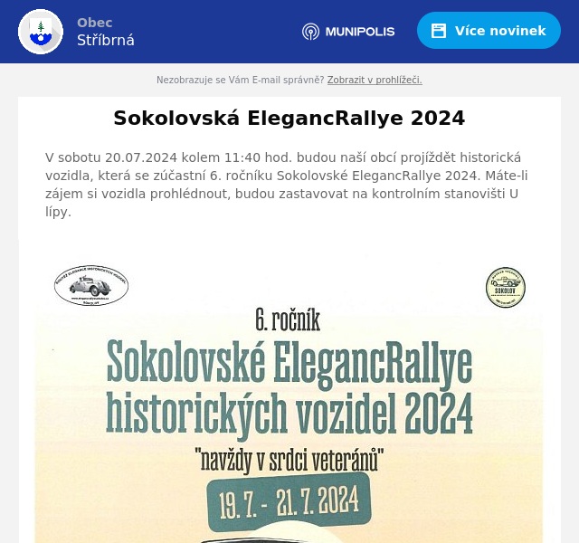 Náhledový obrázek článku: Sokolovská ElegancRallye 2024