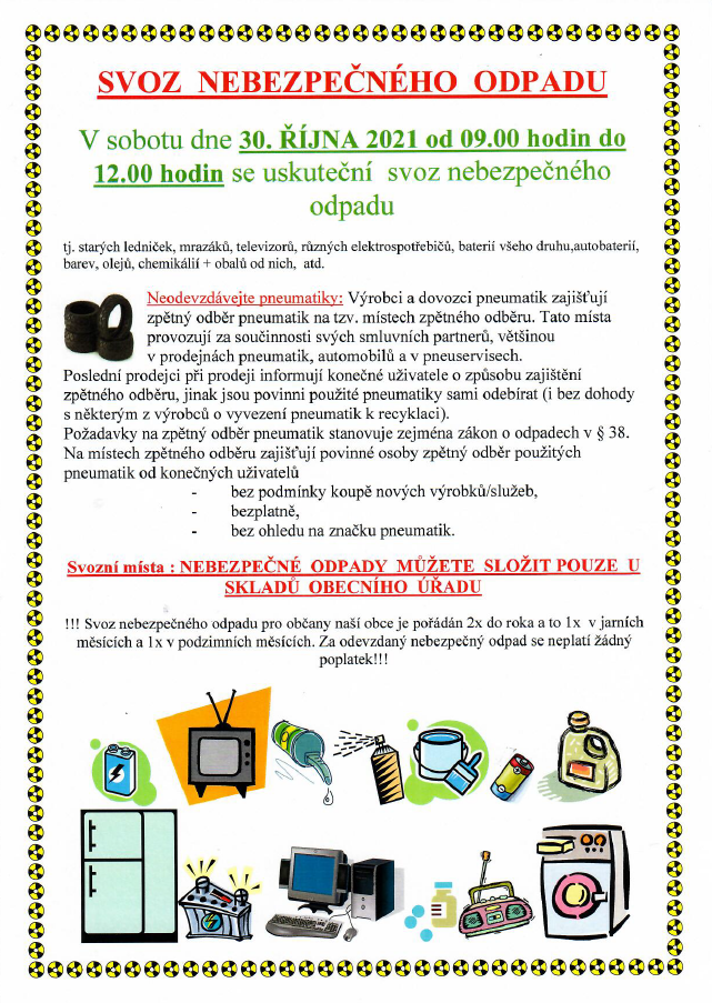 Náhledový obrázek článku: Svoz nebezpečného odpadu