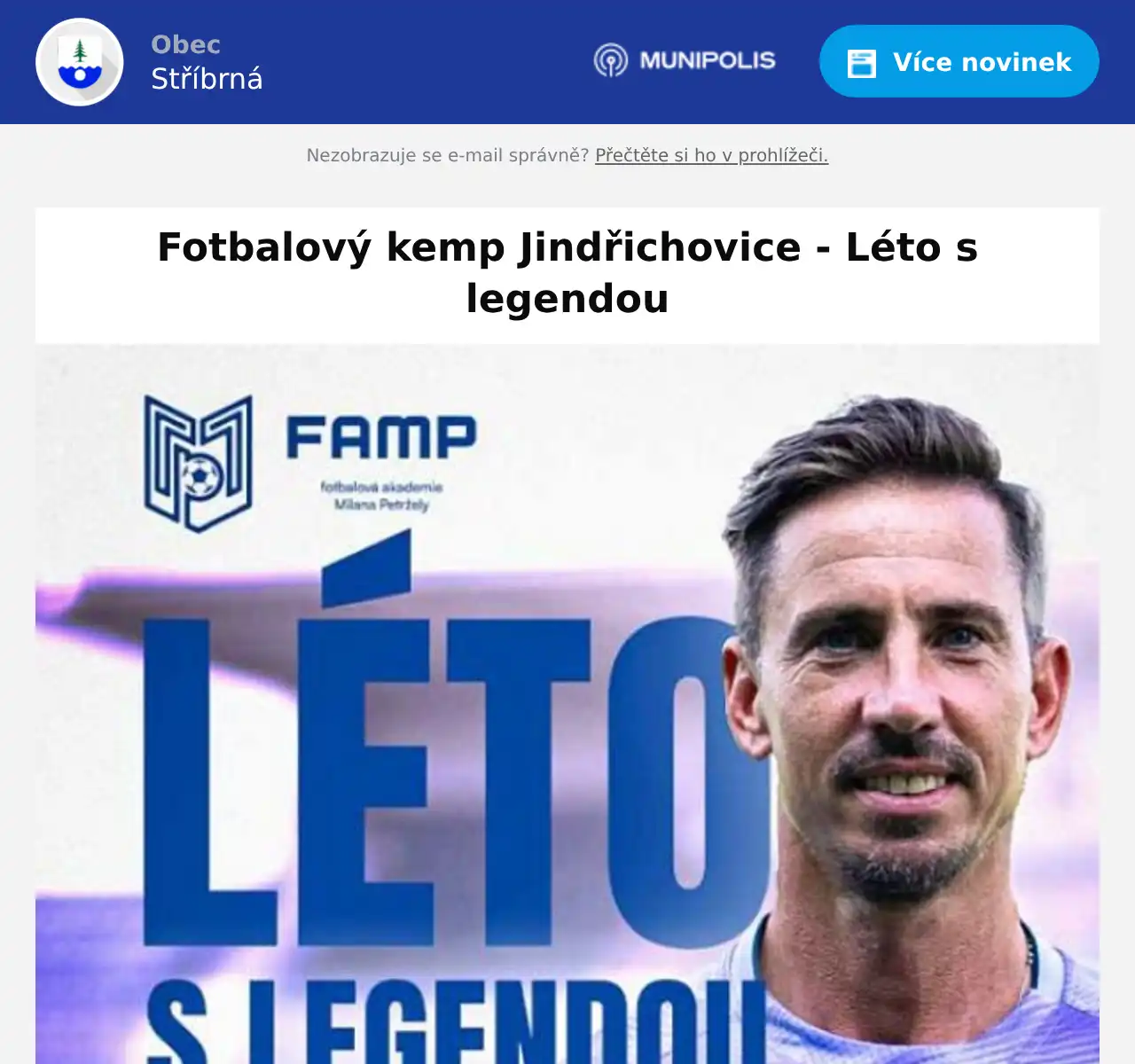 Náhledový obrázek článku: Fotbalový kemp Jindřichovice