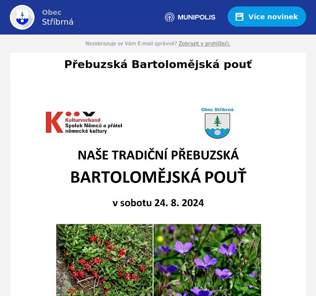 Náhledový obrázek článku: Přebuzská Bartolomějská pouť
